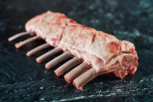 🇦🇺 Grass Fed Lamb Rack 8 bones cap on frenched 800-900g Halal